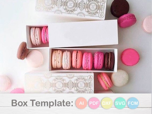 6 Macaron Box Template Packaging: A Versatile Solution for Creative and Business Use