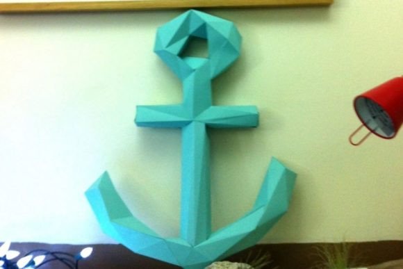Anchor Paper Sculpture: A Creative Way to Bring Summer and Sea Vibes to Your Home