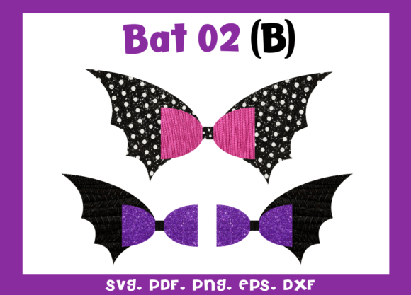 Bow SVG, Hairbow Template SVG,PDF Bat2B