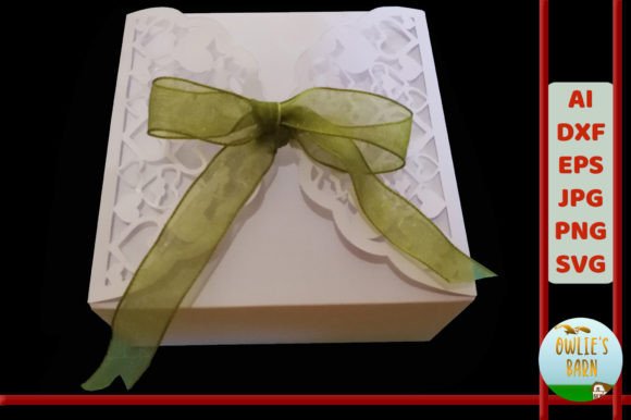 Box with Ornate Double Lid - Hearts