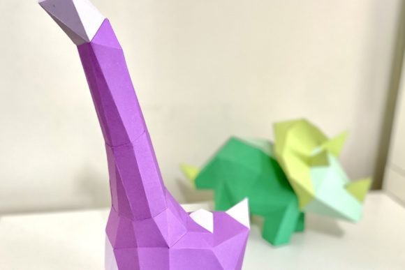 Brachiosaurus Paper Sculpture: A Creative and Affordable Way to Decorate Your Home