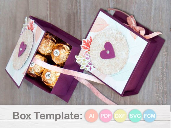 Chocolate Box Template: Digital Design for Creative Projects