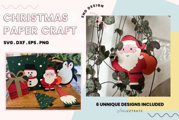 Christmas Paper Craft Designs Xmas SVG: Creative Solutions for Festive Projects