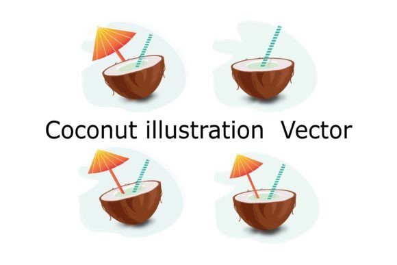 Coconut Illustration Vector: Creative Inspiration