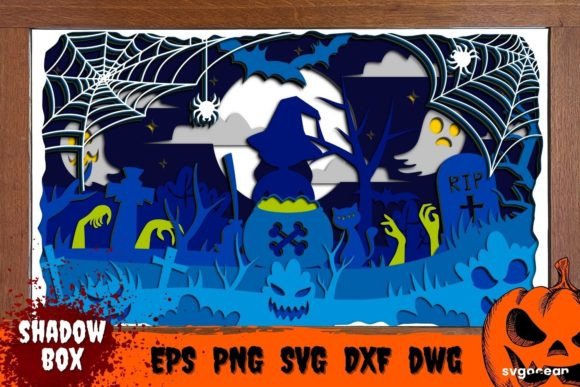 Halloween Shadow Box SVG: A Creative Tool for Modern Designers and Entrepreneurs