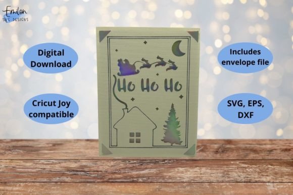 Ho Ho Ho Christmas Insert Card SVG: A Creative and Practical Holiday Tool