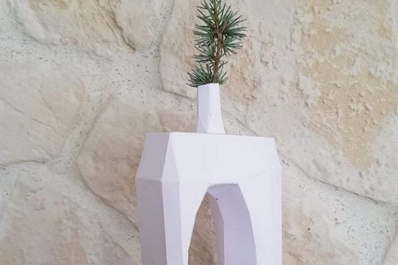 Holy Long Paper Vase: A Creative and Elegant Addition to Your Home