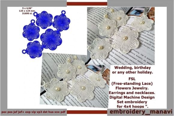ITH FSL Flowers Jewelry: A Unique and Versatile Gift for Every Occasion