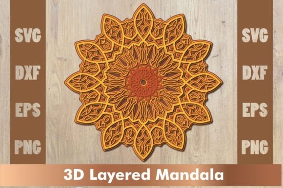 Layered Mandala SVG: Creative Design for Every Project