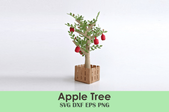 Mini Apple Tree Template SVG: A Versatile Papercraft for All Seasons