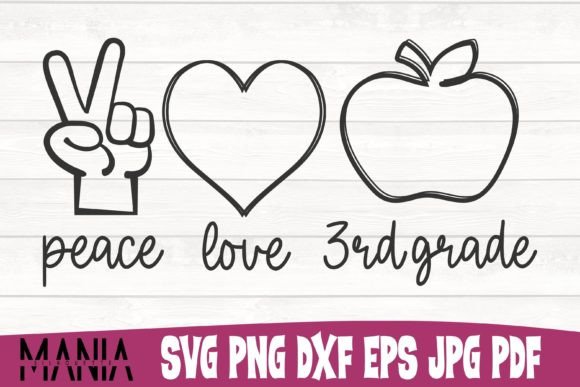 Peace Love Third Grade Svg Cut File: A Strategic Tool for Creative and Business Success