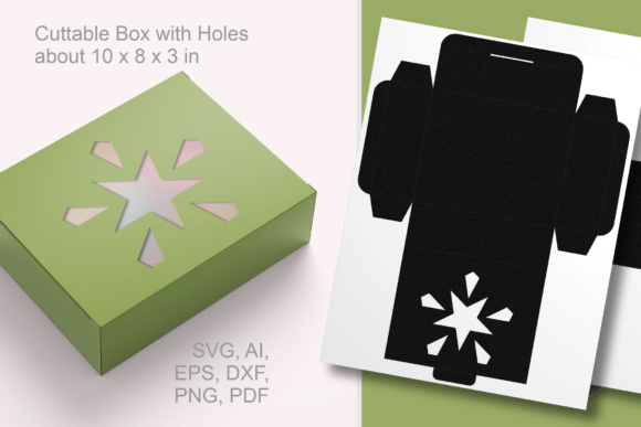 Polar Star Window Rectangular Gift Box