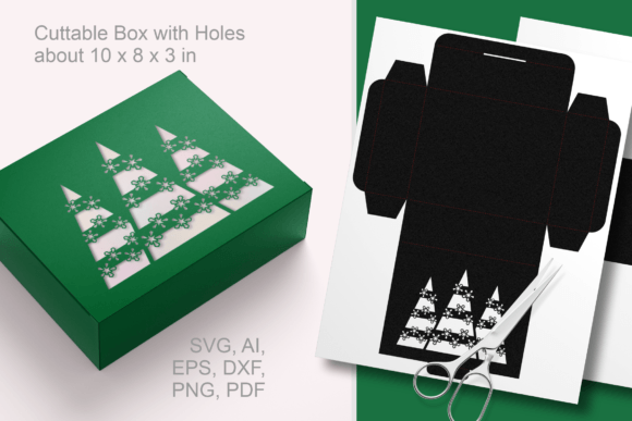 Striped Xmas Trees Rectangular Favor Box: A Creative and Practical Solution for Holiday Gifting