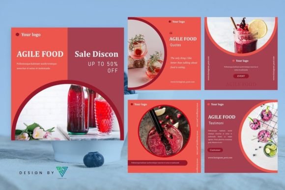 Template Instagram Business - Food19: A Modern Solution for Food Businesses
