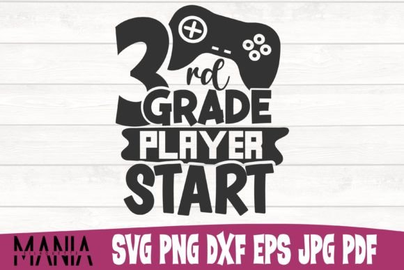 Third Grade Player Start Svg Cut File: A Creative Powerhouse for Modern Designers